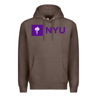 Coffee nyu new york university purple Premium Hoodie - artisFamous