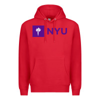Red nyu new york university purple Premium Hoodie - artisFamous