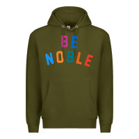 Army Green be noble tee Premium Hoodie - artisFamous