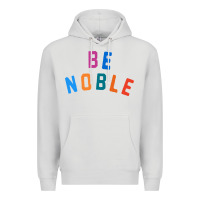 Dove Grey be noble tee Premium Hoodie - artisFamous