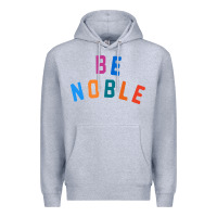 Heather Grey be noble tee Premium Hoodie - artisFamous