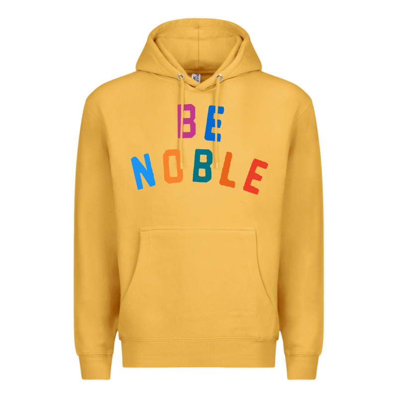Be Noble Tee Premium Hoodie by artisFamous | Teevron