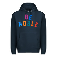 Navy be noble tee Premium Hoodie - artisFamous