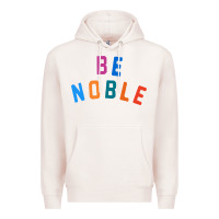 Pale Pink be noble tee Premium Hoodie - artisFamous