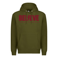 Army Green taylor heinicke believe Premium Hoodie - artisFamous