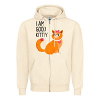 Sandshell I Am Good Kittiy Zipper Hoodie - Bettercallsaul