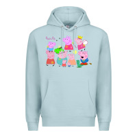 Blue Mist Peppa Pig Premium Hoodie - artisFamous