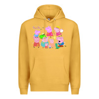 Mustard Peppa Pig Premium Hoodie - artisFamous