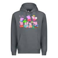 Rock Peppa Pig Premium Hoodie - artisFamous