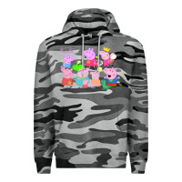 Slate Camo Peppa Pig Premium Hoodie - artisFamous