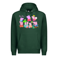 Sports Green Peppa Pig Premium Hoodie - artisFamous
