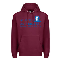 Burgundy Goethe University Frankfurt Am Main Premium Hoodie - artisFamous