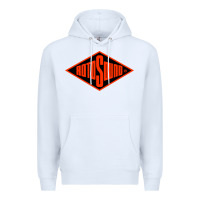 White Rotosound Premium Hoodie - artisFamous
