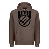 Coffee anti blue check action Premium Hoodie - artisFamous
