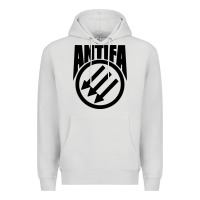Dove Grey anti blue check action Premium Hoodie - artisFamous