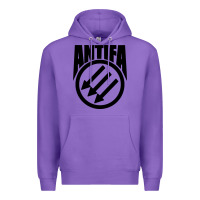 Purple anti blue check action Premium Hoodie - artisFamous
