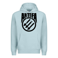 Blue Mist anti blue check action Premium Hoodie - artisFamous