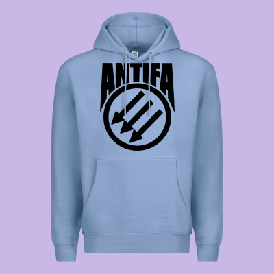 Anti Blue Check Action Premium Hoodie Designed By Artisfamous