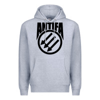 Heather Grey anti blue check action Premium Hoodie - artisFamous