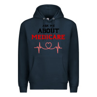 Navy ask me about medicare Premium Hoodie - artisFamous