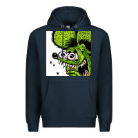 Navy rat fink Premium Hoodie - artisFamous