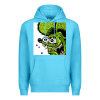 Ocean Blue rat fink Premium Hoodie - artisFamous