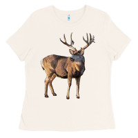 Bone Mule Buck Deer Ladies Tee - LillyAllenDesigns