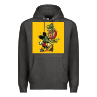Charcoal Heather rat fink 02 Premium Hoodie - artisFamous