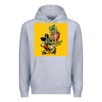 Heather Grey rat fink 02 Premium Hoodie - artisFamous