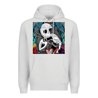 Dove Grey the nightmare before christmas 2 Premium Hoodie - artisFamous