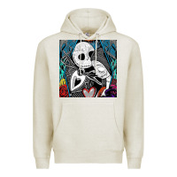 Oatmeal Heather the nightmare before christmas 2 Premium Hoodie - artisFamous
