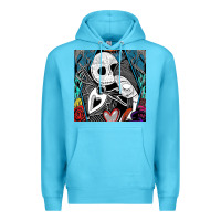 Ocean Blue the nightmare before christmas 2 Premium Hoodie - artisFamous