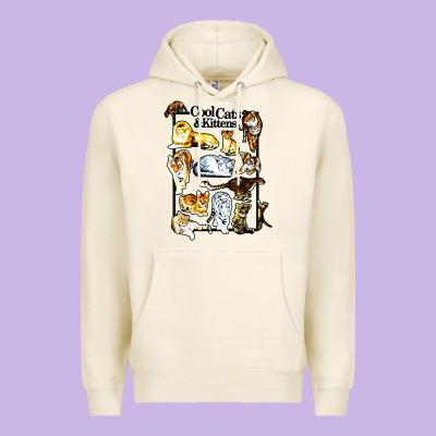Cool Cats And Kittens Premium Hoodie Designed By Artisfamous