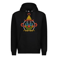 Black lite brite Premium Hoodie - artisFamous