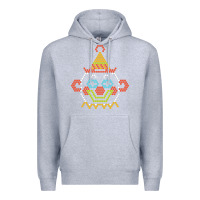 Heather Grey lite brite Premium Hoodie - artisFamous
