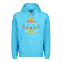 Ocean Blue lite brite Premium Hoodie - artisFamous