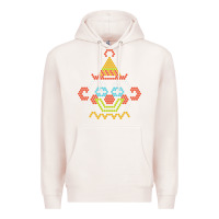 Pale Pink lite brite Premium Hoodie - artisFamous