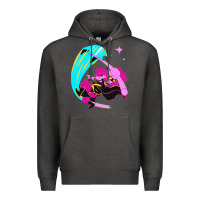 Charcoal Heather deltarune Premium Hoodie - artisFamous