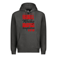 Charcoal Heather fireball whisky whispers Premium Hoodie - artisFamous