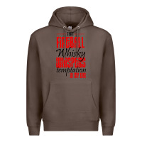 Coffee fireball whisky whispers Premium Hoodie - artisFamous
