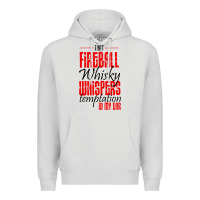 Dove Grey fireball whisky whispers Premium Hoodie - artisFamous