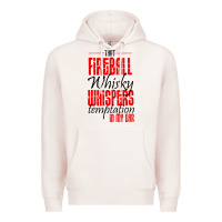 Pale Pink fireball whisky whispers Premium Hoodie - artisFamous