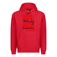 Red fireball whisky whispers Premium Hoodie - artisFamous
