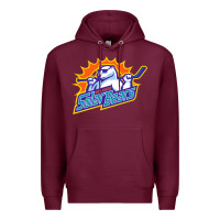Burgundy solar bears Premium Hoodie - artisFamous
