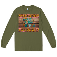 Army Green but first coffee Long Sleeve Tee - Artiststas