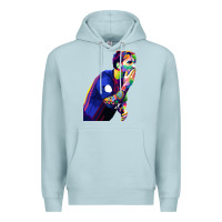 Blue Mist LIONEL MESSI Premium Hoodie - artisFamous