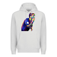 Dove Grey LIONEL MESSI Premium Hoodie - artisFamous