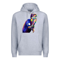 Heather Grey LIONEL MESSI Premium Hoodie - artisFamous