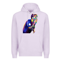 Lilac LIONEL MESSI Premium Hoodie - artisFamous