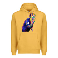 Mustard LIONEL MESSI Premium Hoodie - artisFamous